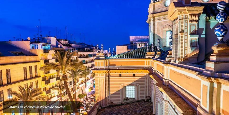 Apartamento Huelva-Centro La Merced WIFI 300MB Esterno foto